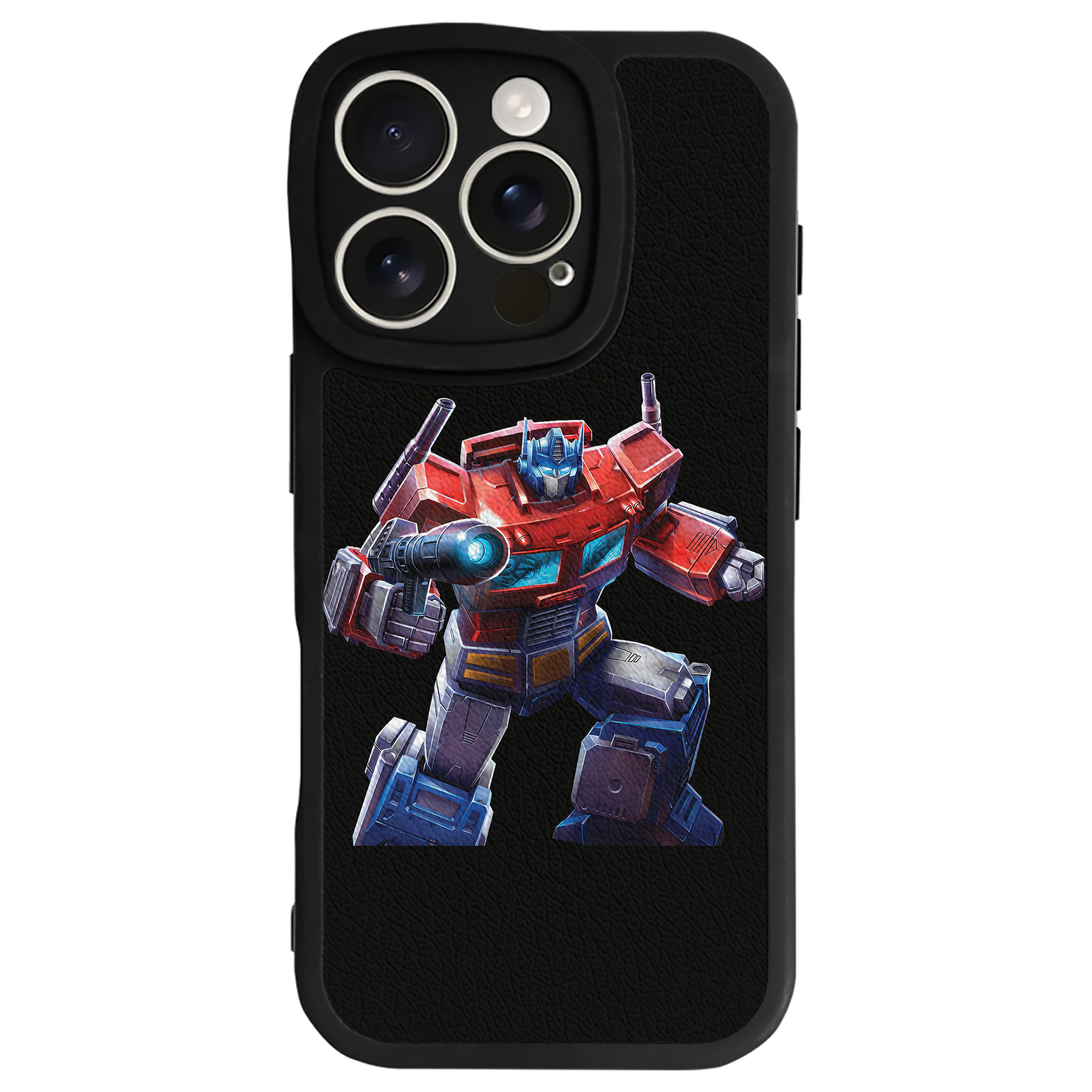 （画像用） Transformers トランスフォーマー 【iPhone 16シリーズ対応】シリコンスマホケース（レザー調） 材質：シリコン